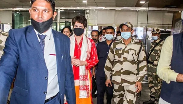Priyanka begins 2-day Assam poll campaign with visit to Guwahati temple