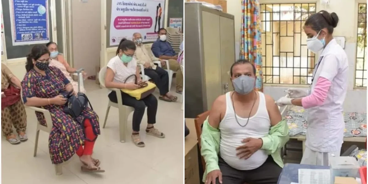 82% vaccination at Vadodara district after a total 1,03,350 citizens get vaccinated