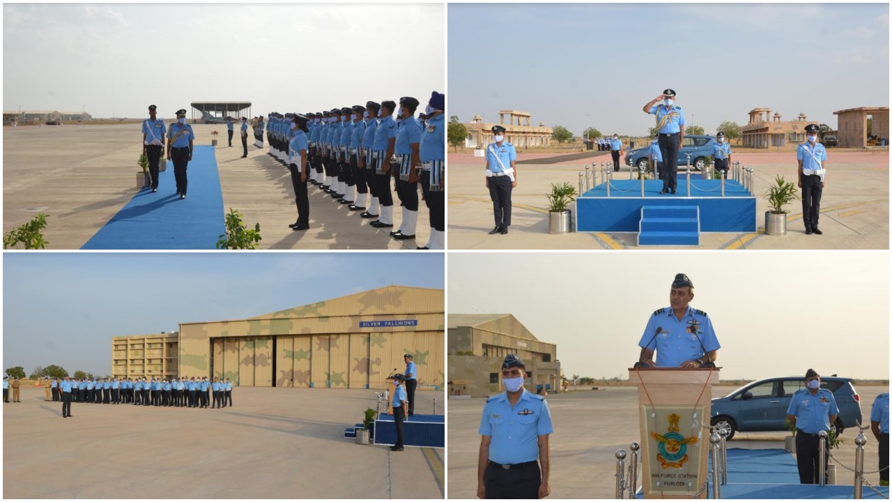 Air Marshal SK Ghotia visited Air force station Phalodi