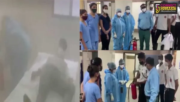Fire and electrical safety audit along with mockdrill organised at the SSG hospital in Vadodara
