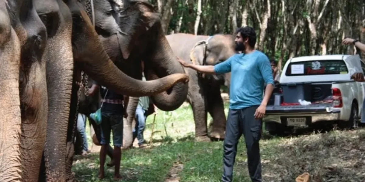 BTS video of Rana Daggubati and the elephants from Haathi Mere Saathi will make your day
