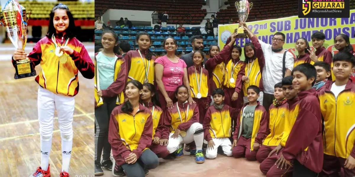 Daughter of Army Colonel won women Gold medal in 22nd Sub Junior National Fencing Championship