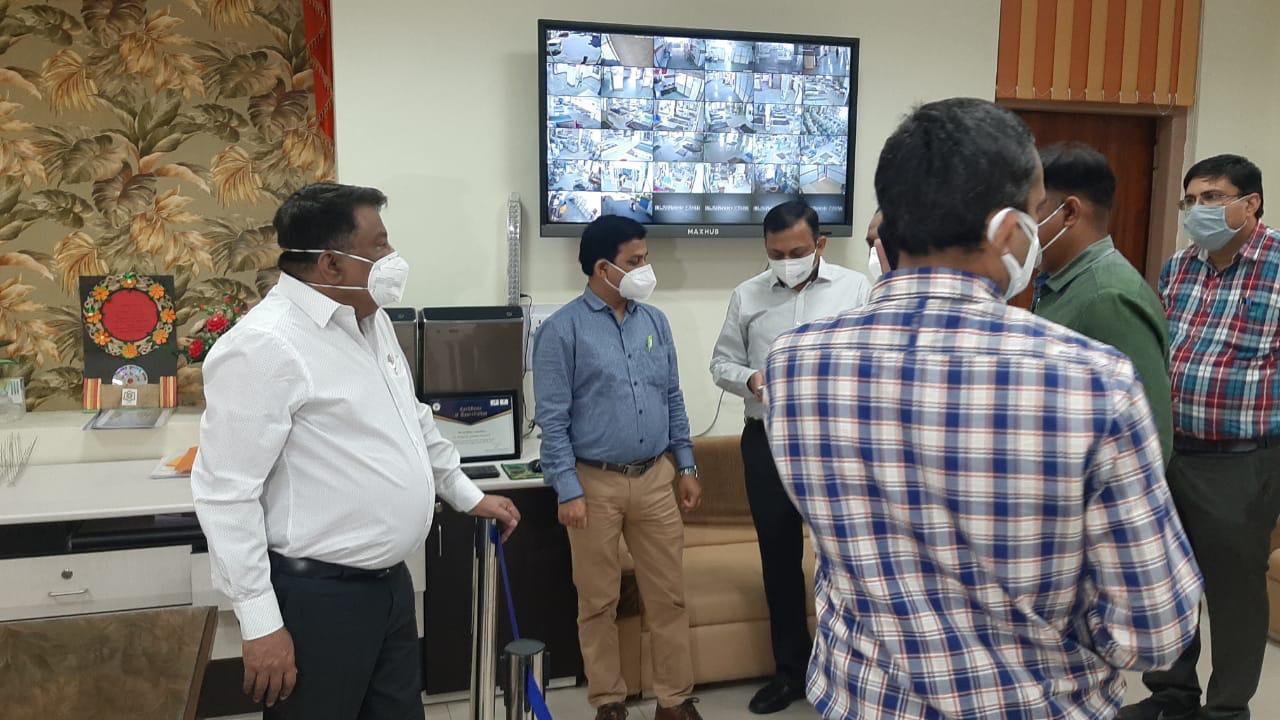 Central team from Delhi visited Vadodara on Thursday after Corona cases increasing in Gujarat