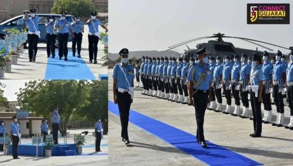 Air Marshal SK Ghotia visit Bhuj Air Force station