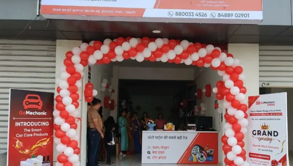 No more hassles for auto part retailers and workshops; Automobile service provider GoMechanic opens a new spare parts franchise outlet in Vapi
