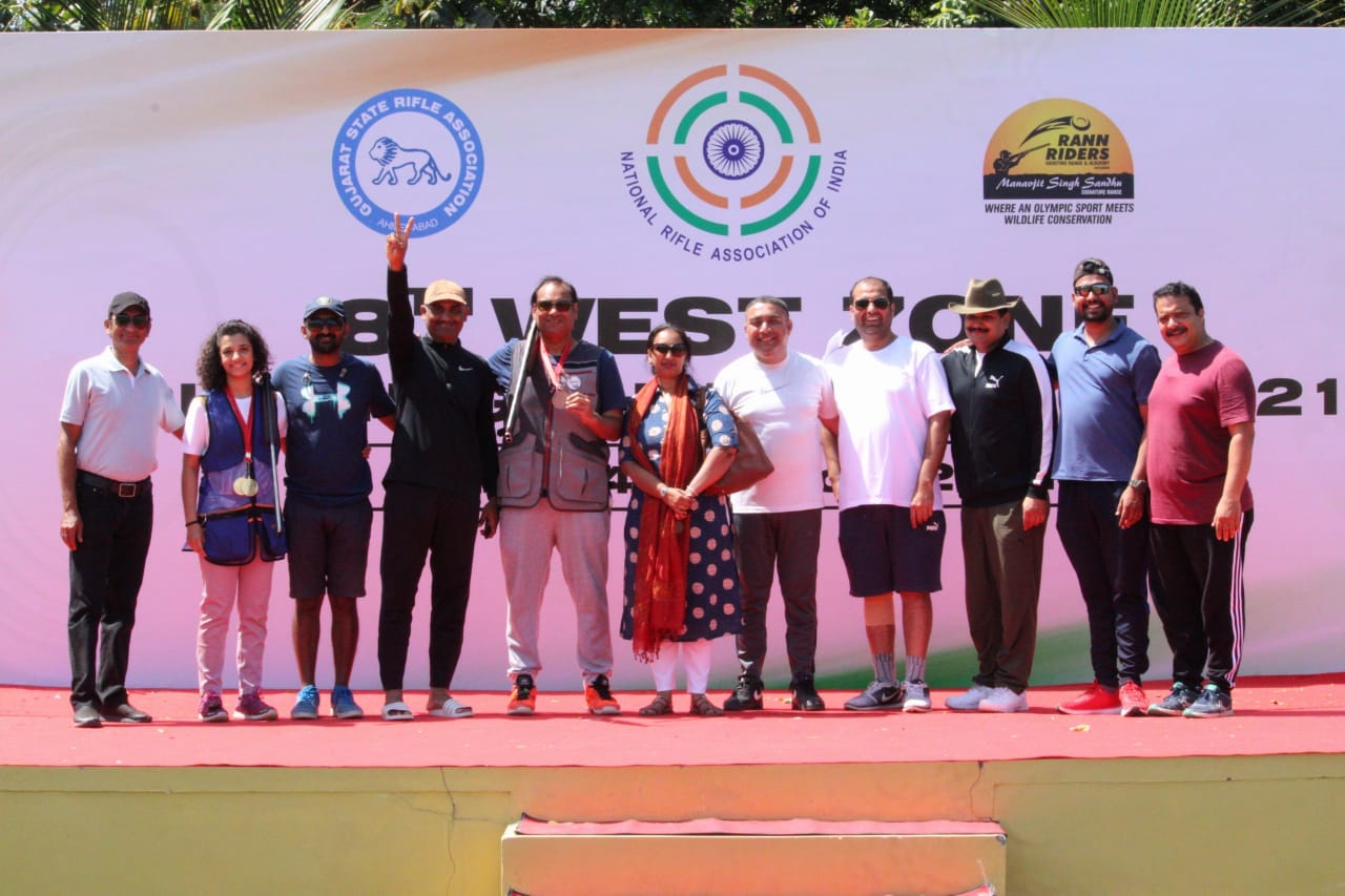Shooters from STRA won three medals in 8th West Zone Shotgun Shooting competition