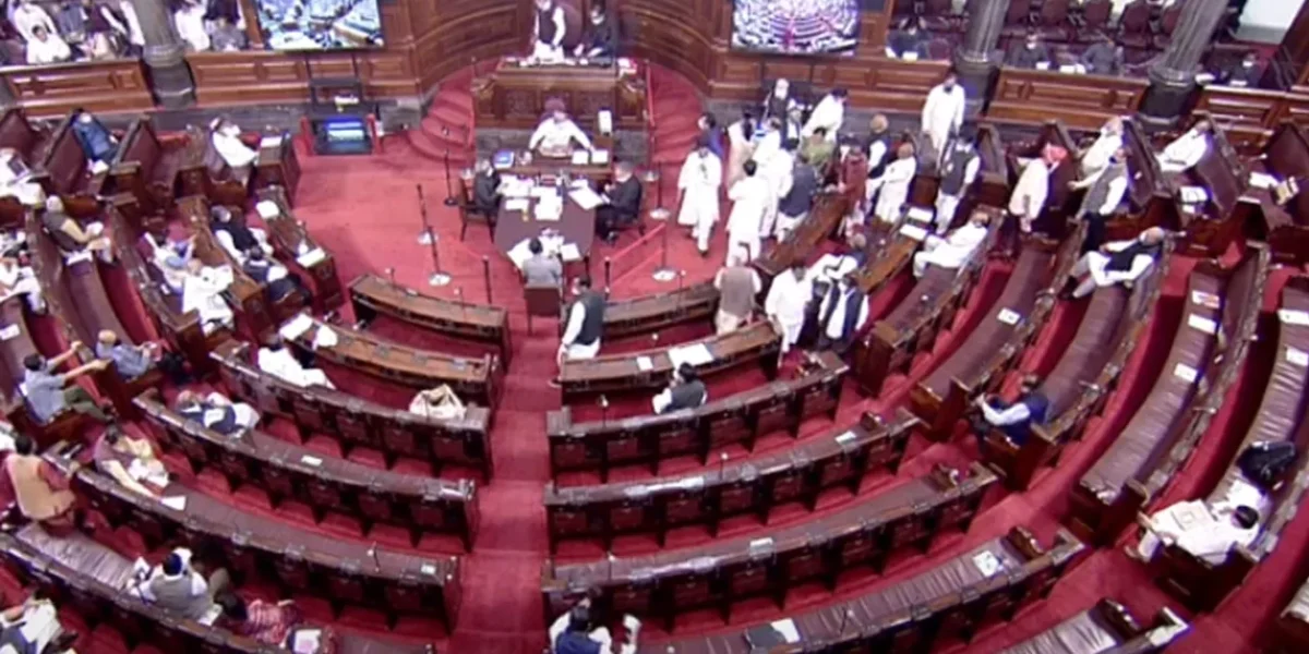 Rajya Sabha adjourned till 1 PM amid protest by Congress MPs over issue of rise in fuel prices