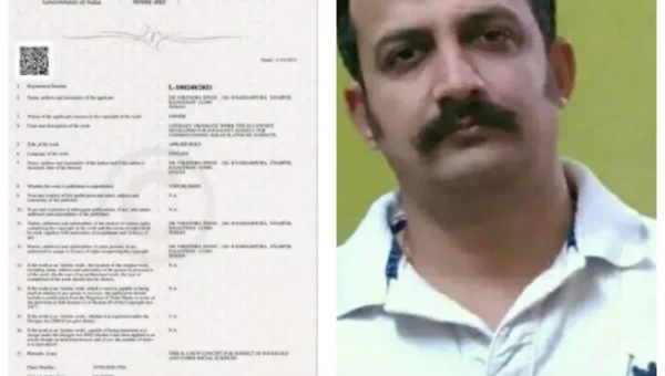 MSU Baroda teacher have 4th Copyright registered for Applied Role under subject of Sociology