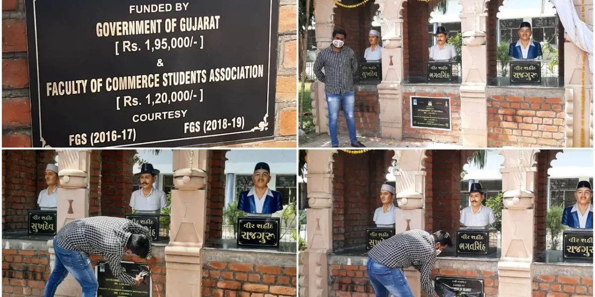 Controversy erupted after MSU UGS removed the sticker pasted on the plaque placed near the martyrs statue
