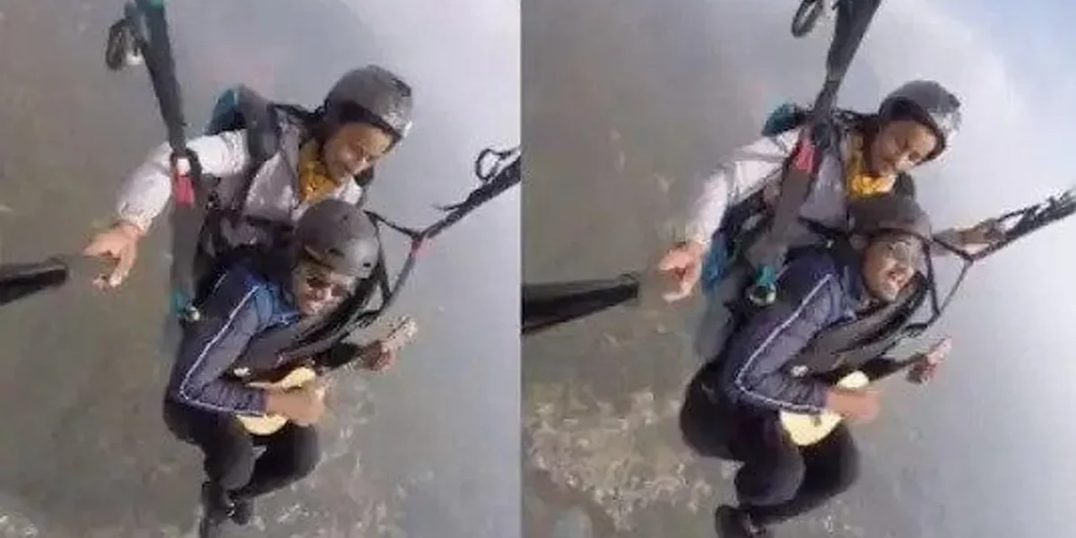Man sings ‘Maa Tujhe Salaam’ with Ukulele while paragliding, AR Rehman shares video