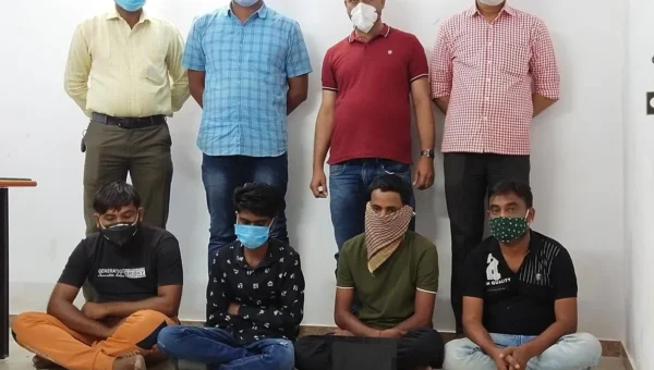 Vadodara rural SOG busted a online cricket betting racket
