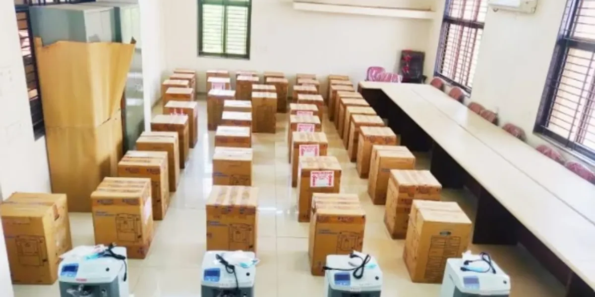 50 Oxygen Concentrators provided at Community Health Centers and other Government Covid Centers in Vadodara District