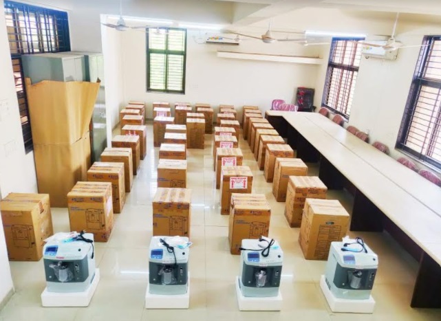 50 Oxygen Concentrators provided at Community Health Centers and other Government Covid Centers in Vadodara District