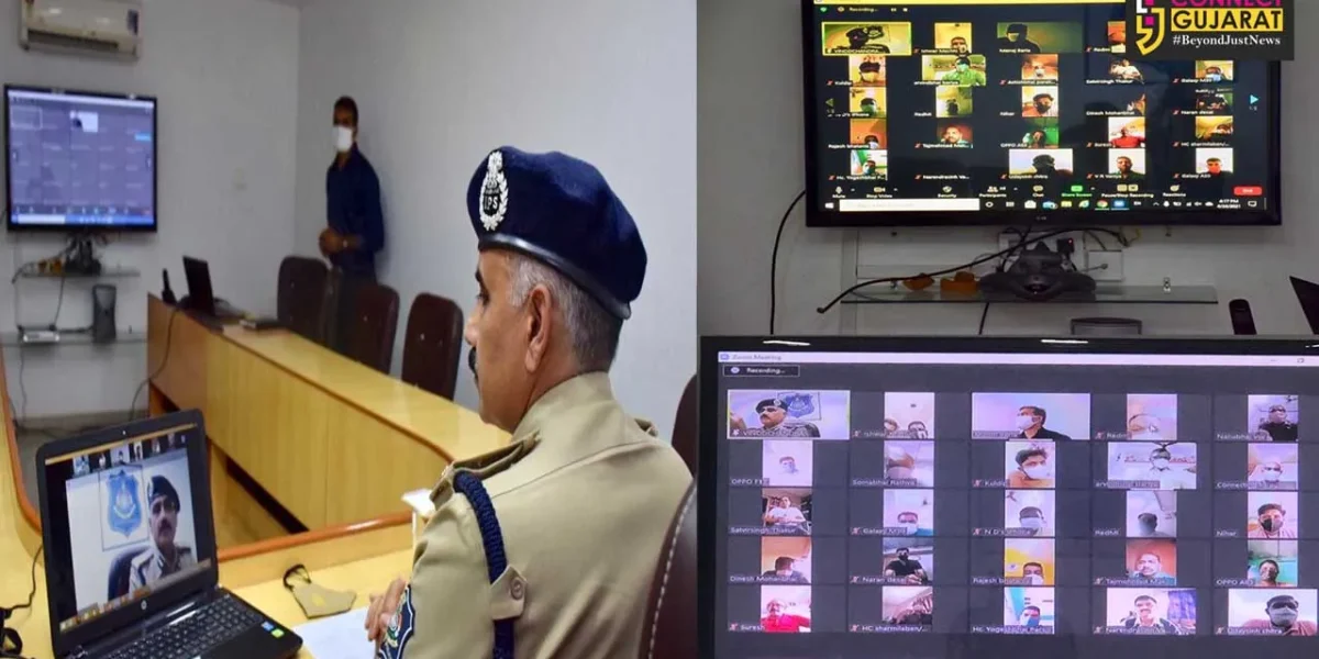 Vadodara police commissioner interacted with jawans recovering at home from corona
