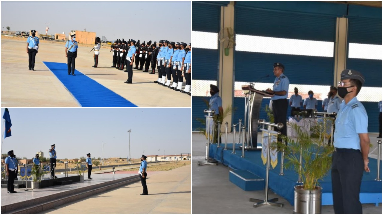 Air Marshal SK Ghotia visited Air Force Station Jaisalmer