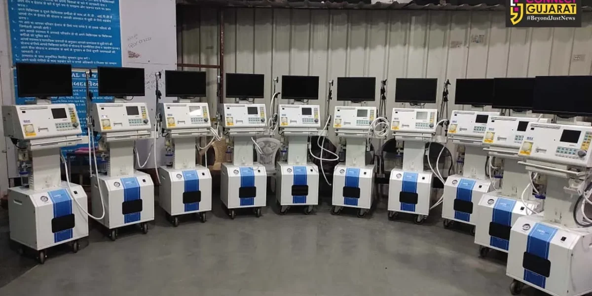100 state-of-the-art ventilators added in Vadodara government and private hospitals