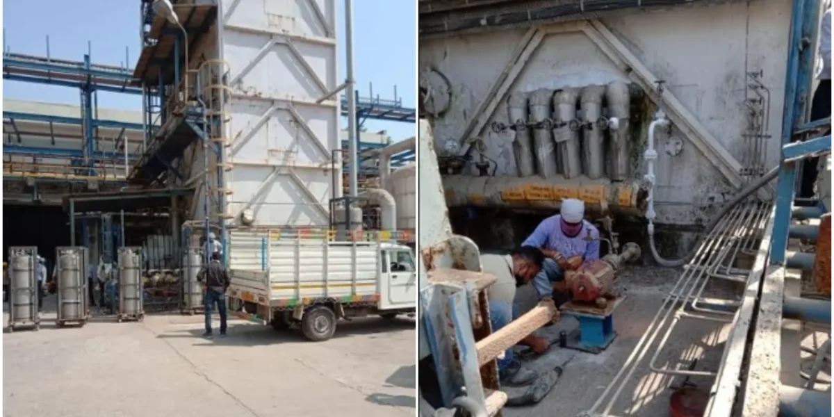 GSFC Vadodara started diverting oxygen supply for medical purpose to city