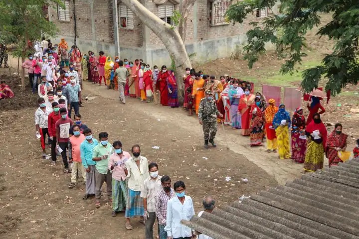 Polling underway for seventh phase of assembly elections in West Bengal