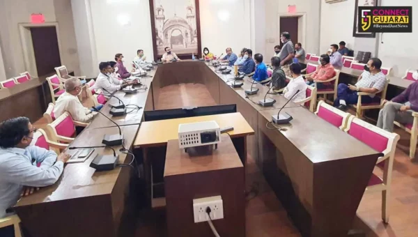 Control room for coordination and distribution of oxygen supply in the office of District Superintendent of Police