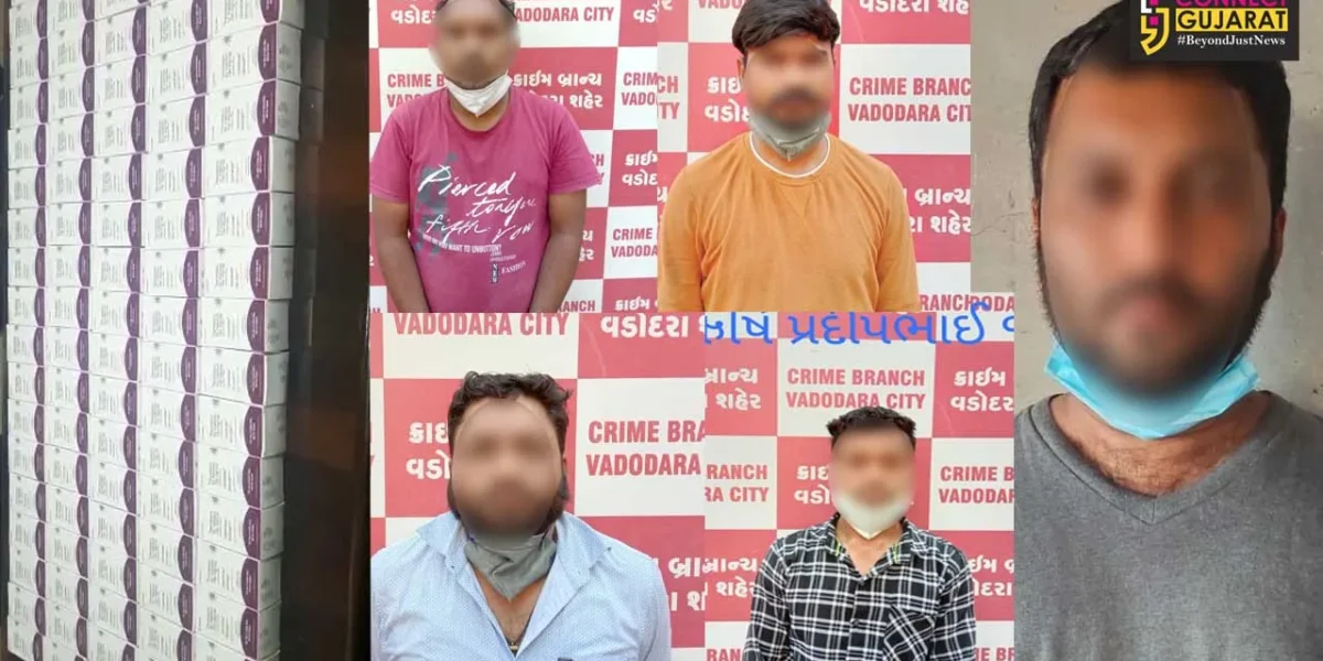 Vadodara crime branch arrested five for black marketing of remedisivir injections