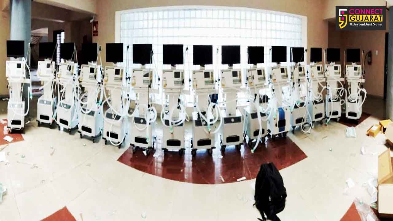 15 ventilators set up at Samras hostel covid hospital in Vadodara