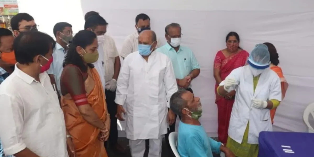 Minister of State for Narmada Development launches 11 Quick Diagnostic Centers for Covid testing in Vadodara