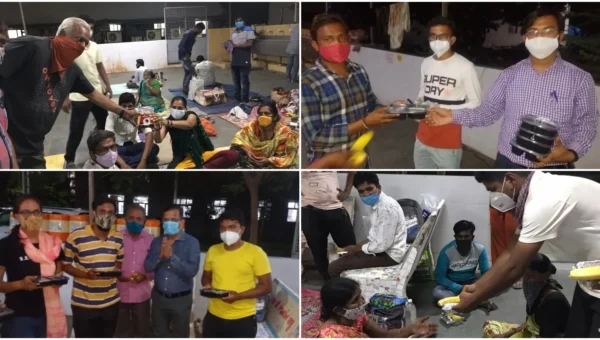 Chartered Accountants Group of Vadodara provide meals to relatives of patients undergoing treatment in government hospitals