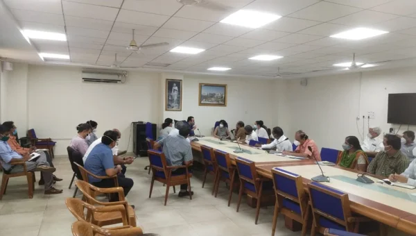 Officer on Special duty reviews Gotri Hospital in Vadodara