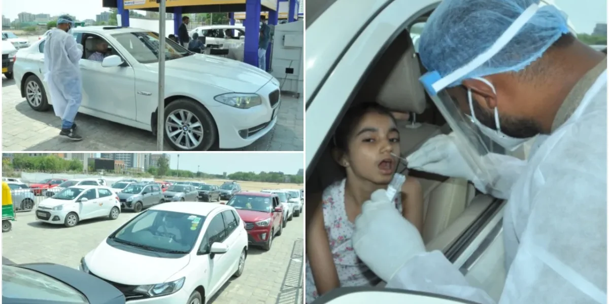 Neuberg Supratech launches Asia’s largest COVID-19 RTPCR “Drive through” testing at GMDC Ground with Ahmedabad Municipal Corporation