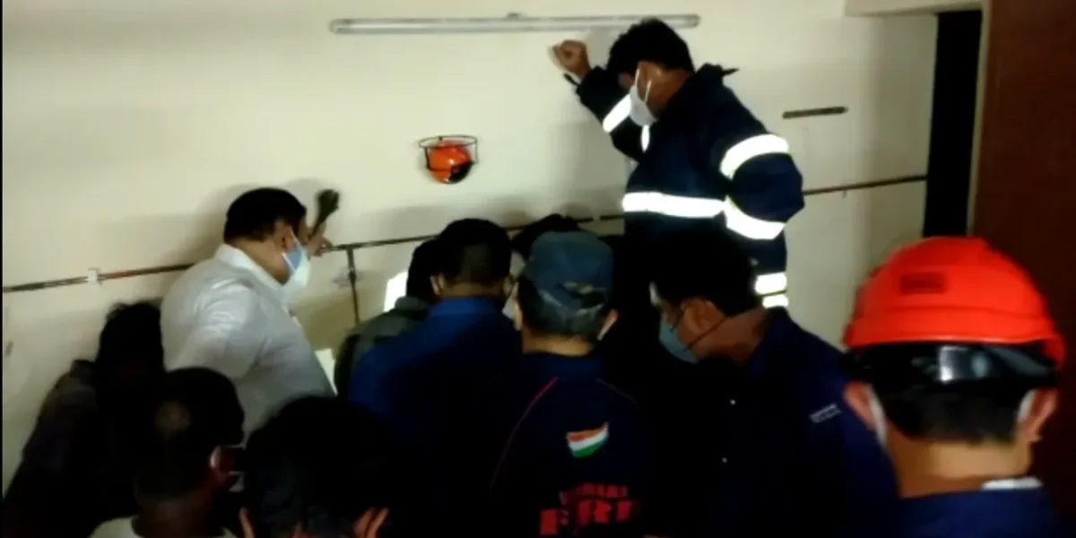 Oxygen port leakage reported in Samras hospital Vadodara
