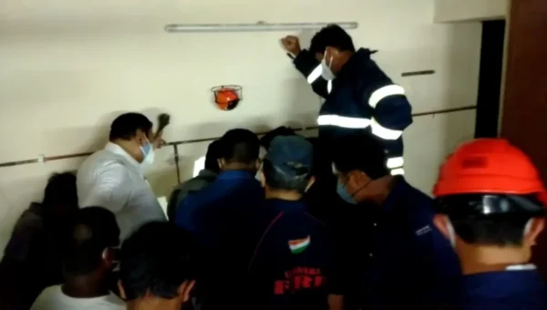 Oxygen port leakage reported in Samras hospital Vadodara