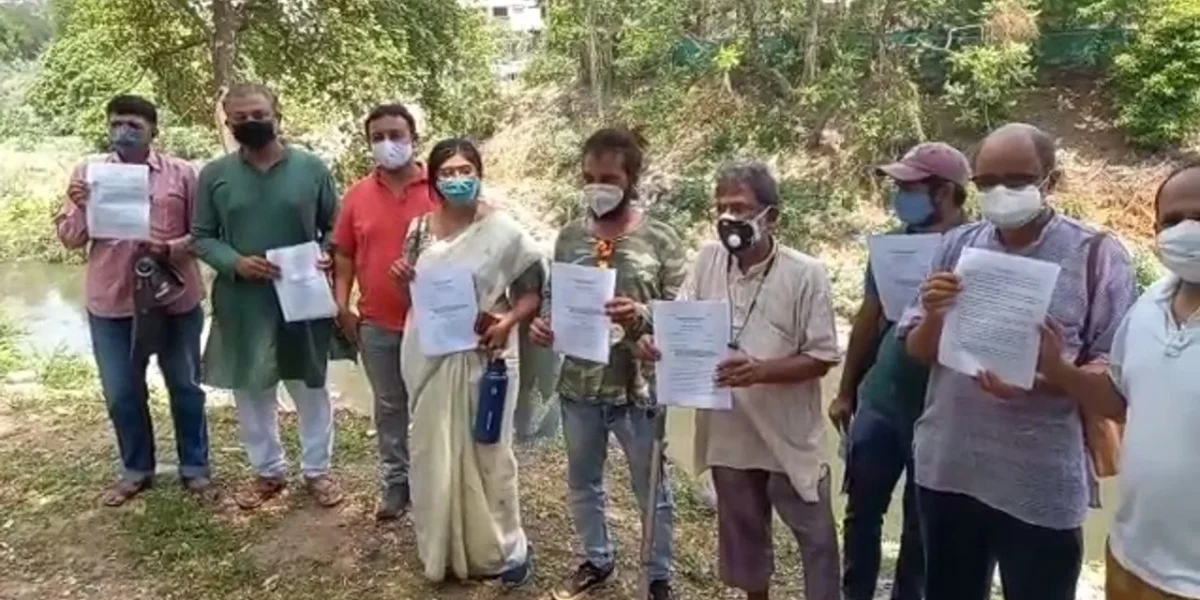 National Green Tribunal order for satellite mapping of illegal encroachment around Vishwamitri river passing through Vadodara city