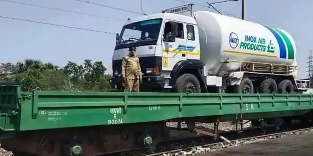 Indian Railways delivers over 2,500 MT of liquid medical oxygen to various states