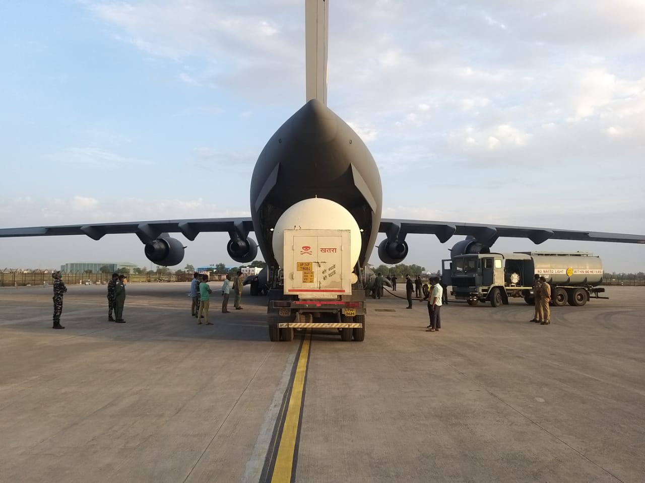 IAF relief efforts to support the government in Covid treatment