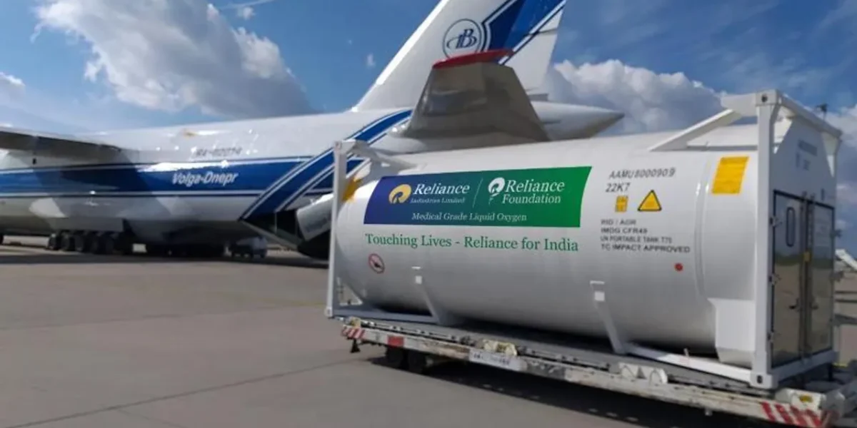 Reliance industries become largest producer of medical grade liquid oxygen from a single location