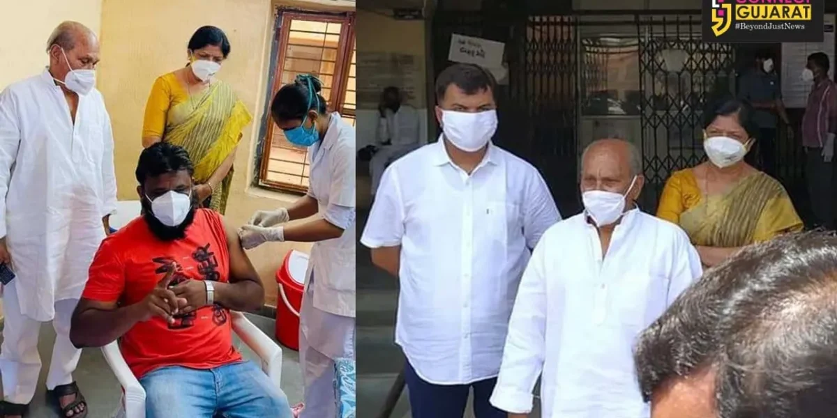 Minister of State for Narmada Development Yogesh Patel visited Savli, Desar and Waghodia taluka
