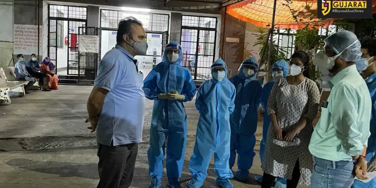 OSD midnight visit to Gotri Covid hospital in Vadodara