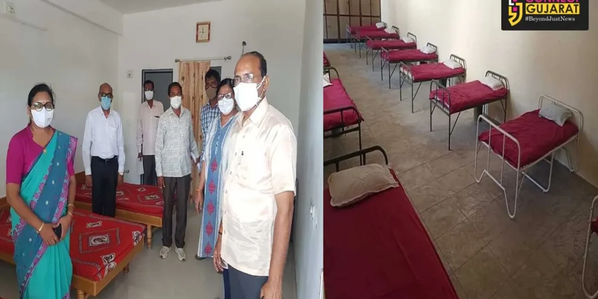Facility of 5749 beds in 546 villages of the district under collective covid care center