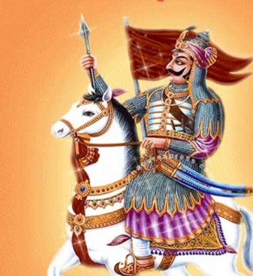Tribute to the great warrior of Mewar Maharana Pratap on his birth anniversary