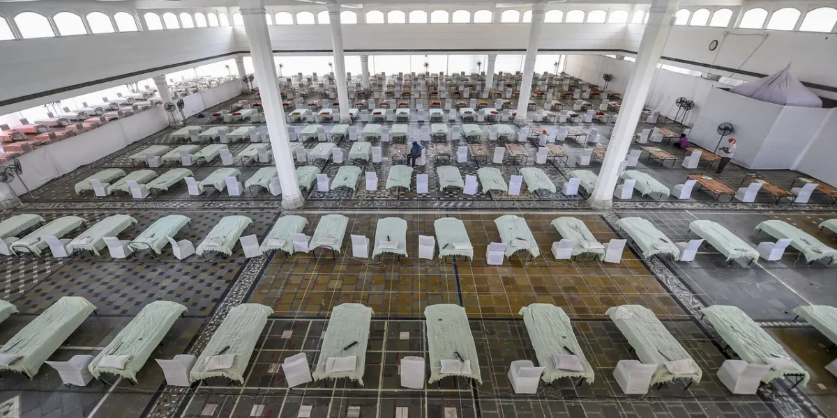 400-bed Covid care centre at Gurudwara Rakab Ganj to begin operations today