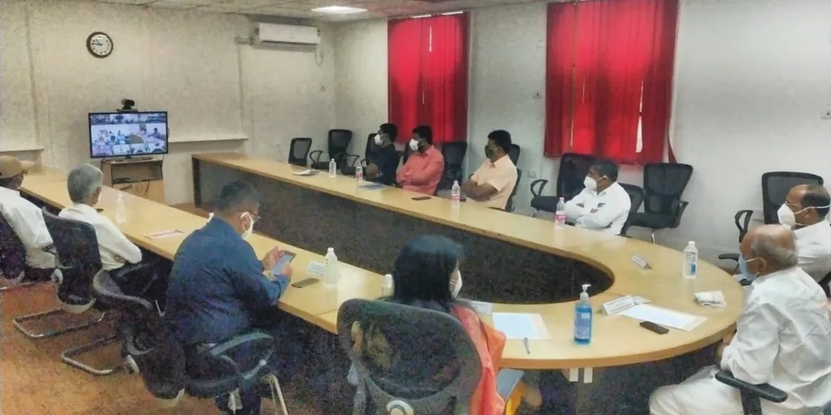 Minister of State for Narmada Development joined online launch of My Village Corona Free Village Campaign