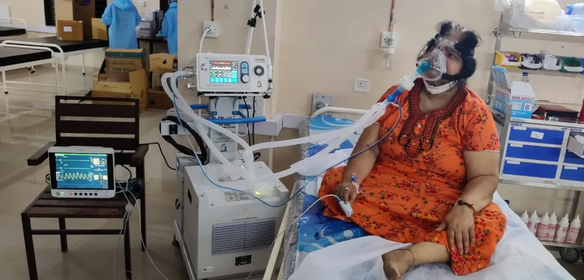 Sarla Shah thanked medical team of Samras hospital after discharged from 25 days of intensive and careful treatment