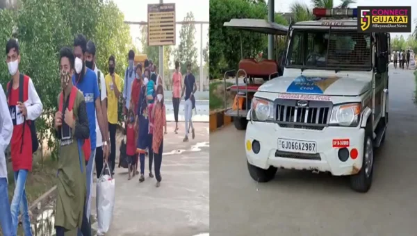 Mahi water resort in Padra allowed people entry inside