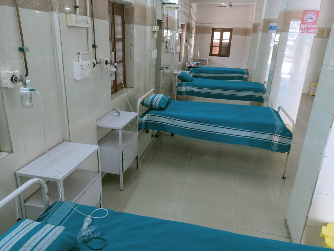 Fourth Covid Care Center operational of the district at Karjan CCHC