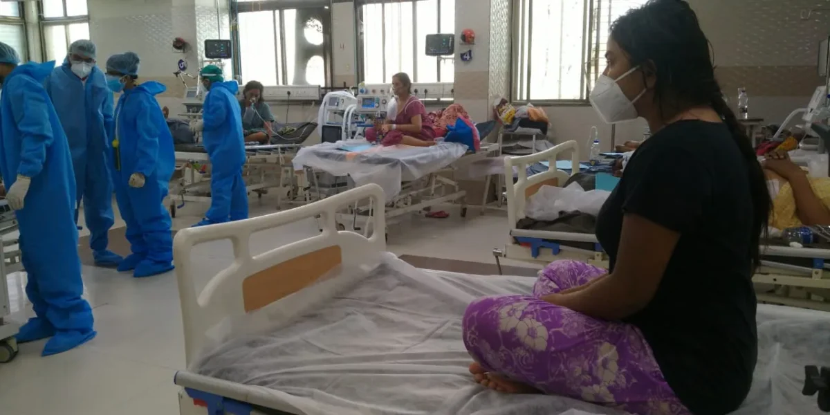Corona infected physiotherapy girl from Bharuch gets new life at Sayaji hospital Vadodara