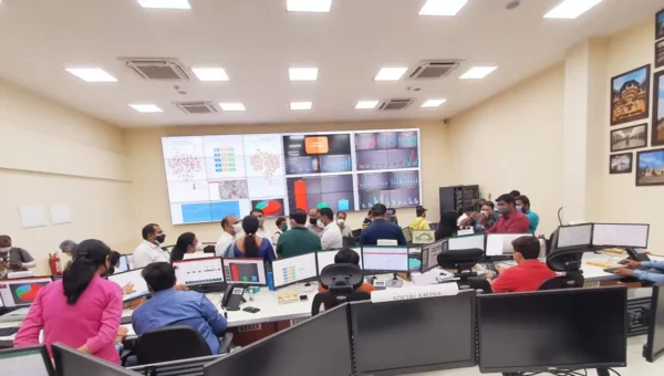 Oxygen Stock Consumption Live Desk Board launched at City Command Center in Vadodara