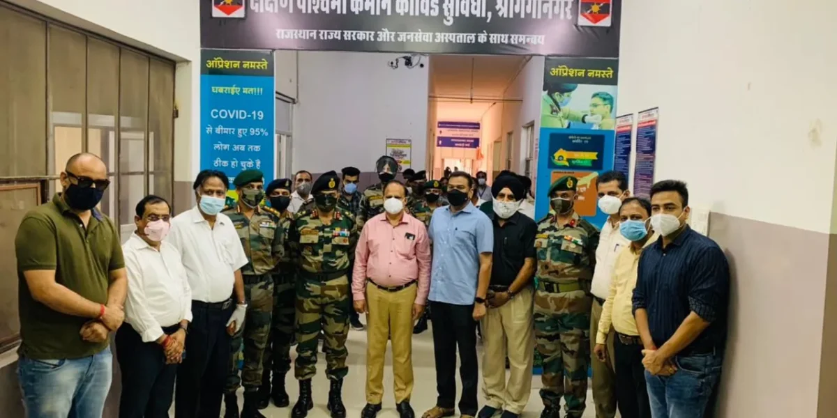 Indian Army dedicates 50 bed covid facility in Sriganganagar