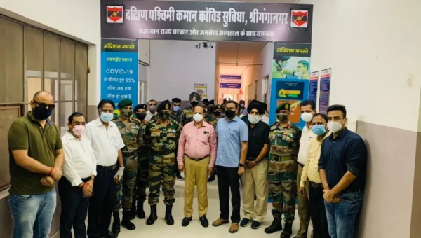 Indian Army dedicates 50 bed covid facility in Sriganganagar