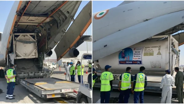 IAF airlifted cryogenic oxygen containers to Dubai