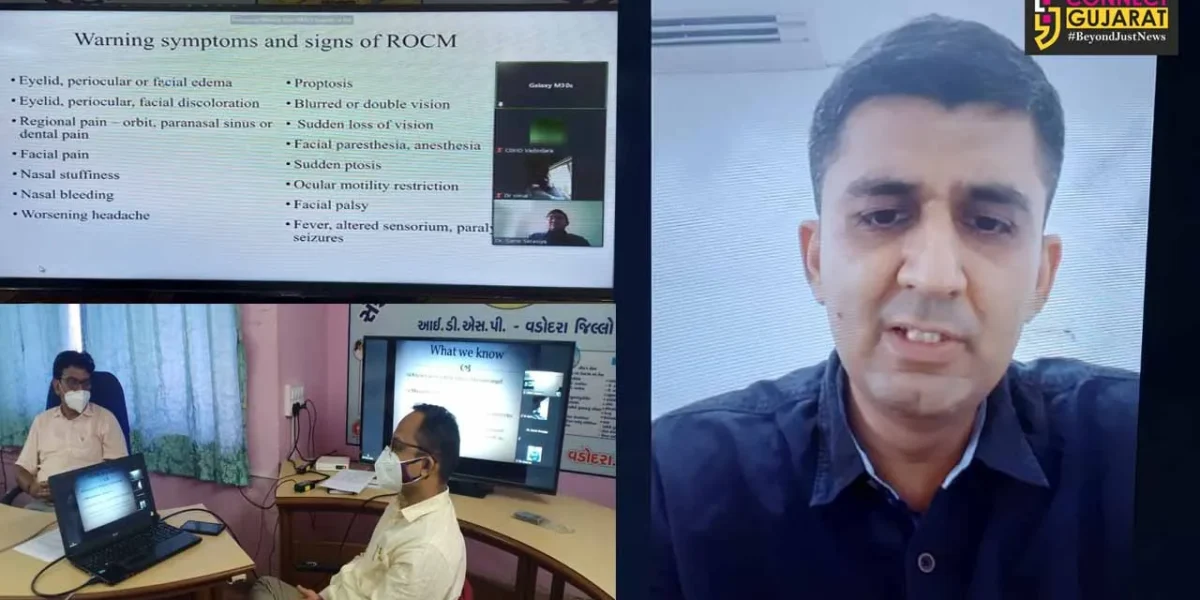 Doctors of government rural health centers were given online training on the diagnosis of mucormycosis disease
